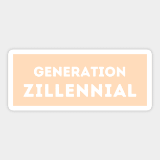 Generation Zillennial Sticker